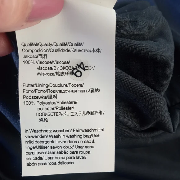 BOSS HUGO BOSS "Enedita" Mosaic Faux Wrap Dress | L - Picture 10 of 12